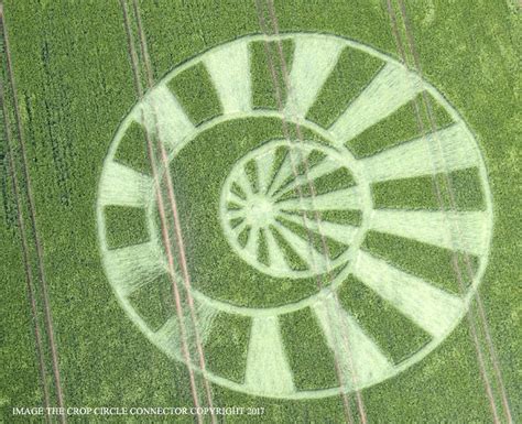 Crop Circle at Oxleaze Copse, Nr Stitchcombe, Wiltshire. Reported 21st ...