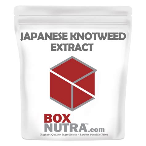 Japanese Knotweed Extract (20% Resveratrol)(Polygonum Cuspidatum)(Root — BoxNutra