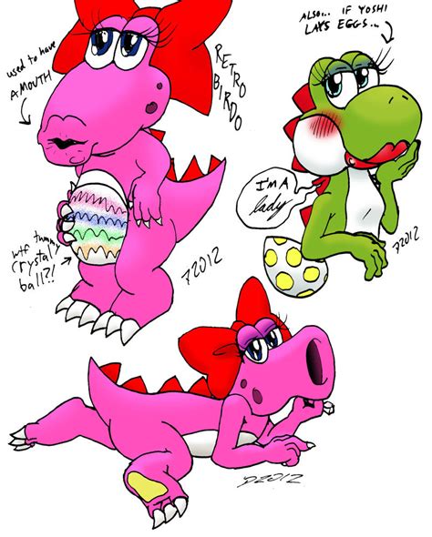 Retro Birdo (and Yoshi) by ScourgeYZ on DeviantArt