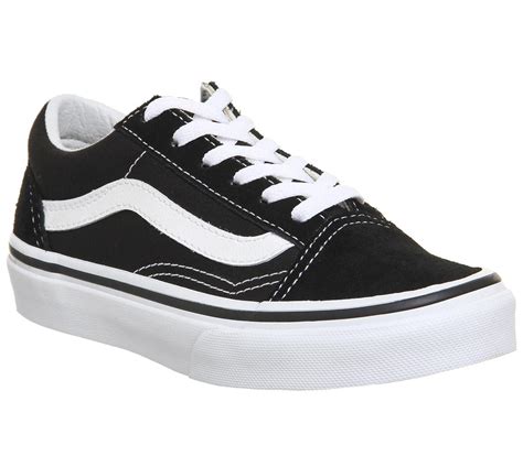 Vans Old Skool Lace K Black True White - Unisex