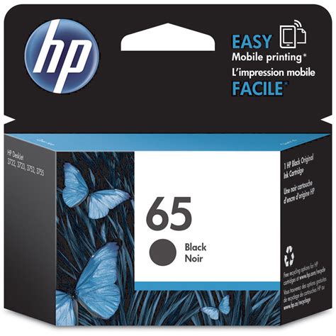 HP 65 Black Ink Cartridge N9K02AN#140 B&H Photo Video