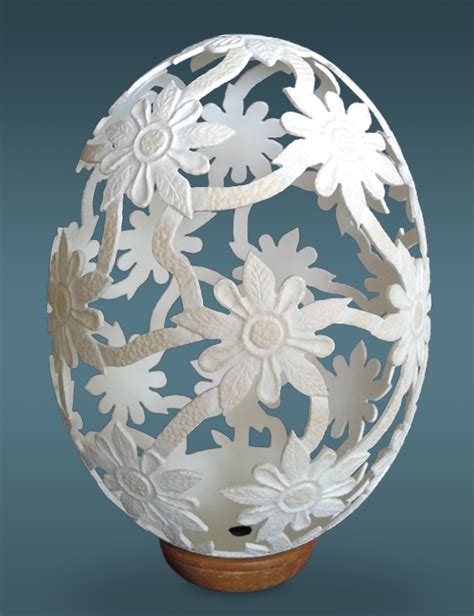 Ostrich Egg Egg Artistry, Egg Shell Art, Carved Eggs, Flower Pot Crafts, Easter Egg Designs ...