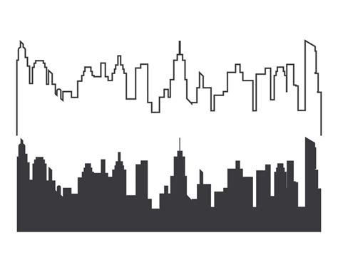 Premium Vector | City skyline vector silhouette