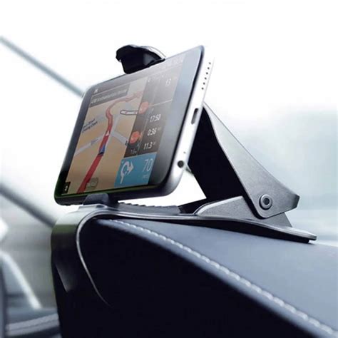 Universal Cradle GPS Holder HUB Dashboard Phone Mount Adjustable ...