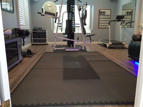 Rubber Flooring For Home Gym Installation - Flooring Images