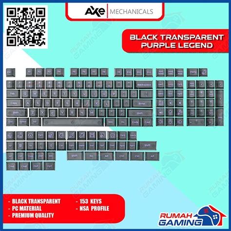 Jual Keycap - Keycaps - Nsa - Transparent - Pc - Rgb - See Through | Shopee Indonesia