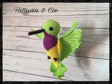 Bricole the Hummingbird crochet pattern by Croc's Betty | Hummingbird ...