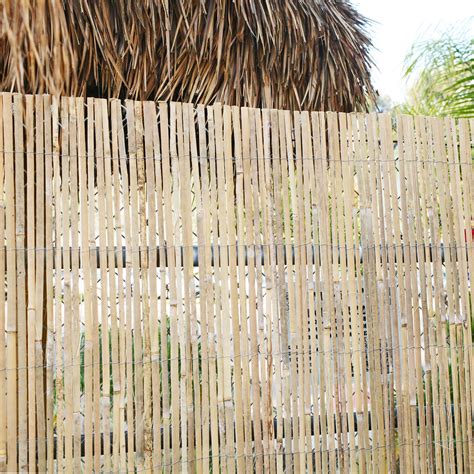 Buy FOREVER BAMBOO Split Bamboo Slats Screening Fencing Natural Raw ...