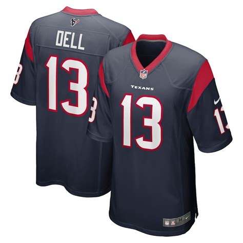 Men’s Houston Texans Tank Dell Nike Navy Team Game Jersey – Official ...