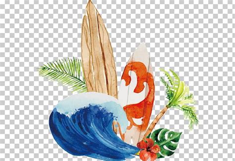 Euclidean Wave Surfing Surfboard PNG, Clipart, Big Wave Surfing, Cartoon, Coconut Tree, Drawing ...