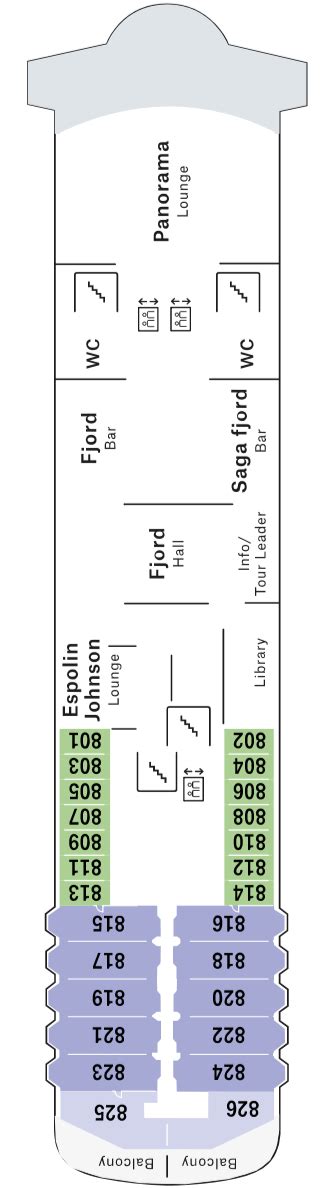 MS Trollfjord Deck Plans