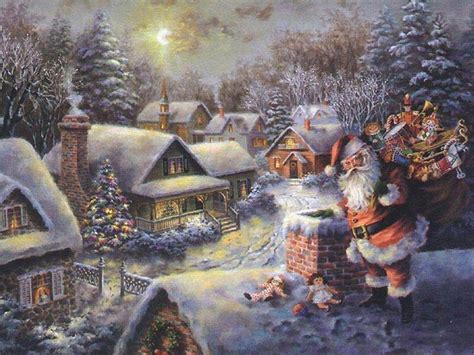 Thomas Kinkade Nativity Wallpapers - Top Free Thomas Kinkade Nativity ...