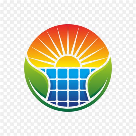 Solar energy logo design on transparent background PNG - Similar PNG