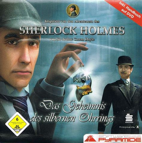 Sherlock Holmes: Secret of the Silver Earring (2004) Windows box cover art - MobyGames