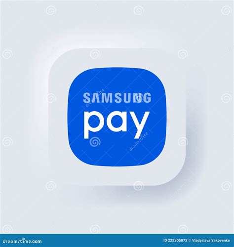 Samsung Icon, Logo. Online Payment Method Icon, Company Logo: Samsung Pay. Neumorphic UI UX ...