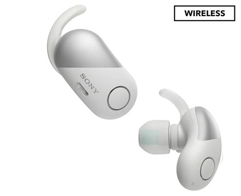 Sony Wireless Noise-Cancelling Bluetooth Earbuds - White | Catch.co.nz