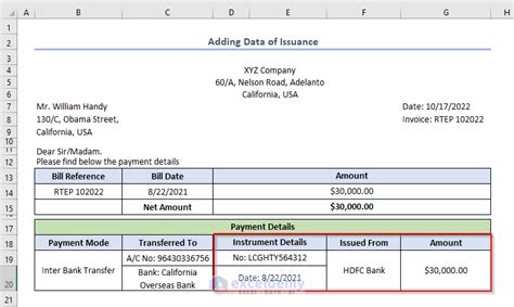 Remittance Advice Template Excel