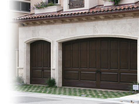 Raised panel wooden garage doors - Southern California - residential, commercial