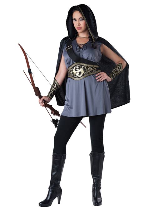 Plus Size Huntress Women's Costume