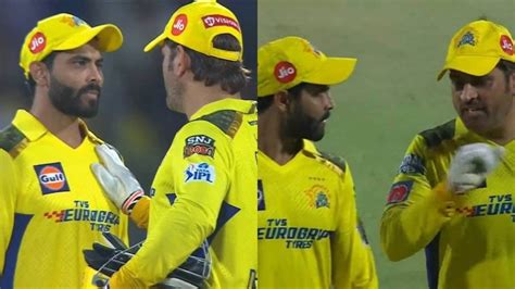 Watch: Fuming Dhoni's heated conversation with Jadeja sparks internet ...