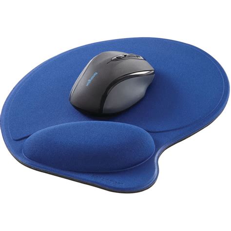 Kensington Wrist Pillow Mouse Pad with Wrist Rest (Blue)