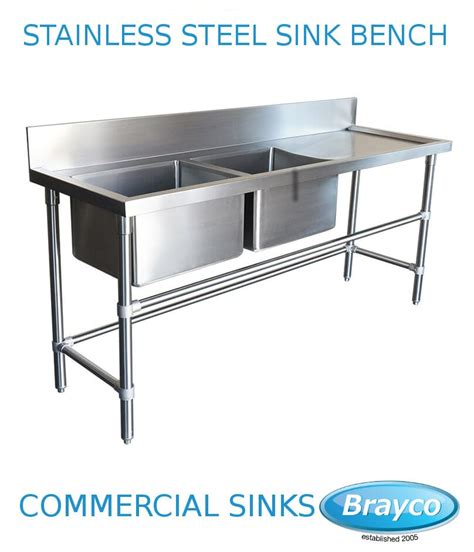 Stainless Steel Sink Bench - Kitchen Workbench With Sink NZ