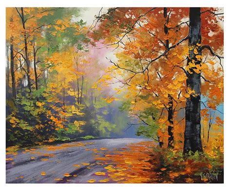 autumn oil paintings | Original Oil Painting from my Autumn … | Flickr