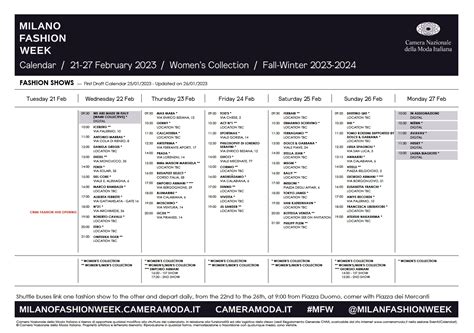 Milan Fashion Week F/W 2023.24 - The Show Schedule Thread | the Fashion ...