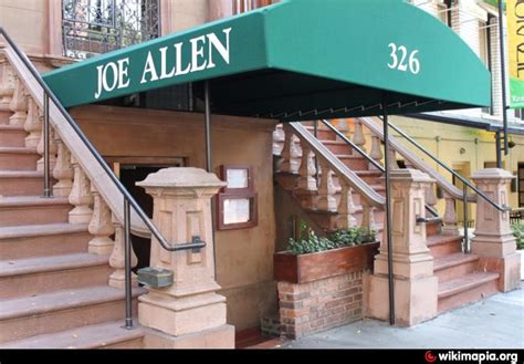 Joe Allen Restaurant - New York City, New York