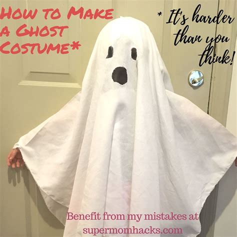 Want to make a ghost costume out of an old sheet for your kid this ...