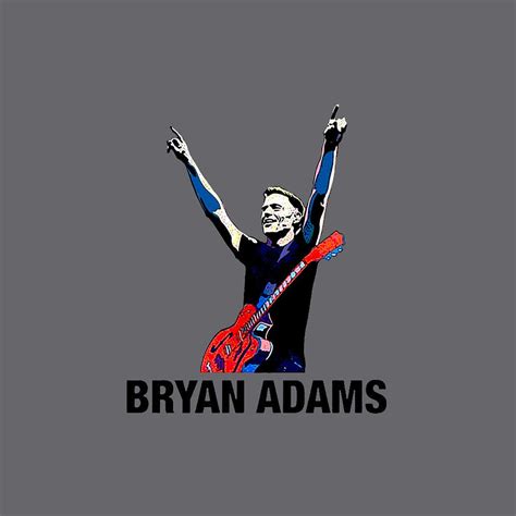 Bryan Adams band Rock design logo Digital Art by First Shop - Fine Art ...