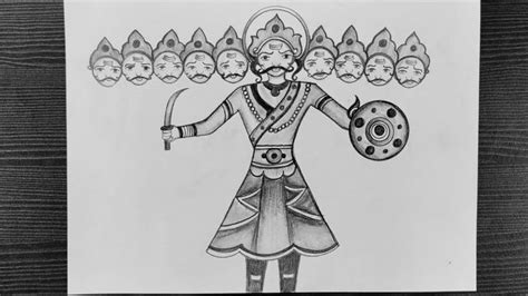 How To Draw Dussehra Drawing