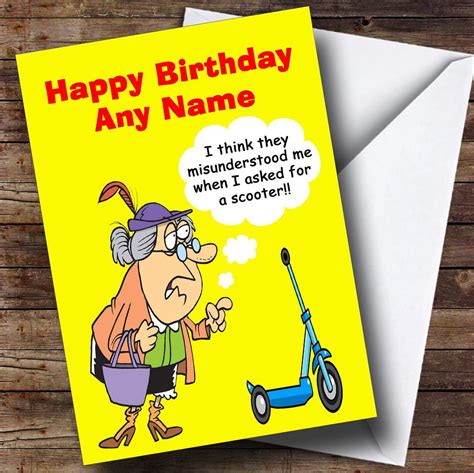 21 Ideas for Funny Old Lady Birthday Cards – Home, Family, Style and Art Ideas