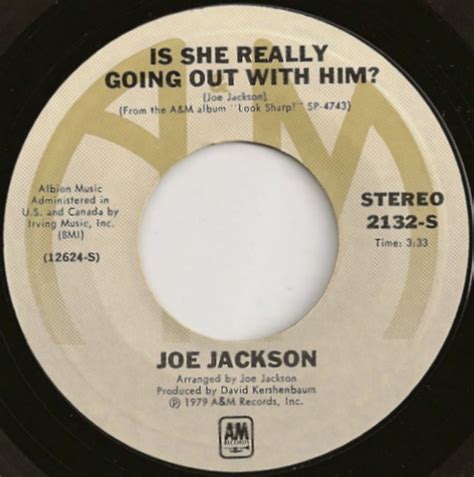 Joe Jackson – Is She Really Going Out With Him? (1979, Vinyl) - Discogs