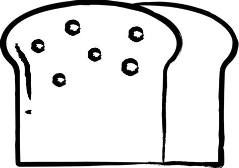 Bread slice hand drawn vector illustration 32183376 Vector Art at Vecteezy