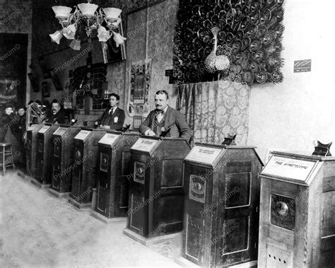 Kinetoscope Parlor San Francisco 1894 8x10 Reprint Of Old Photo – Photoseeum