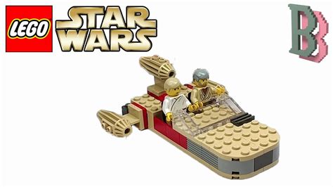 LEGO Star Wars 7110 Luke's Landspeeder - Unboxing and Review 1999 - YouTube