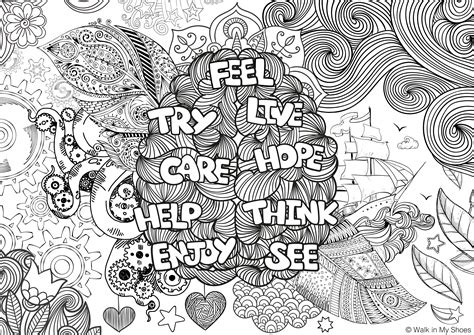 Mindfulness Coloring Pages – Kidsworksheetfun