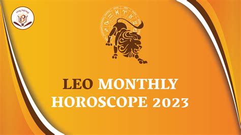 Leo Monthly Horoscope Prediction for Career Love and Health