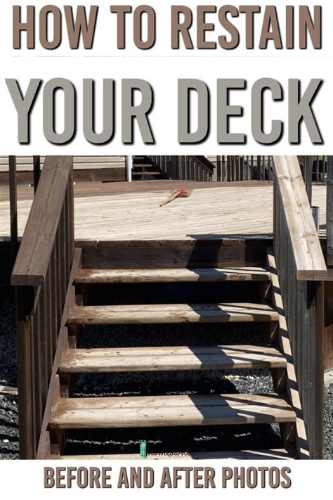 DIY Deck Restaining: How to Restain a Deck in 2021 | Staining deck, Diy ...