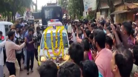 Agency News | Mortal Remains of BJP Yuva Morcha Worker Taken to His ...