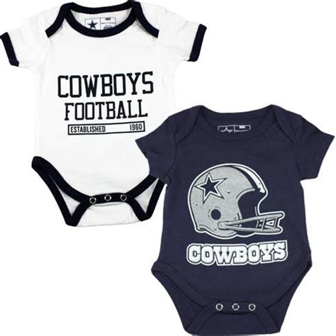 Dallas Cowboys Baby Body Suits - 2 Pack | Dallas cowboys baby clothes ...