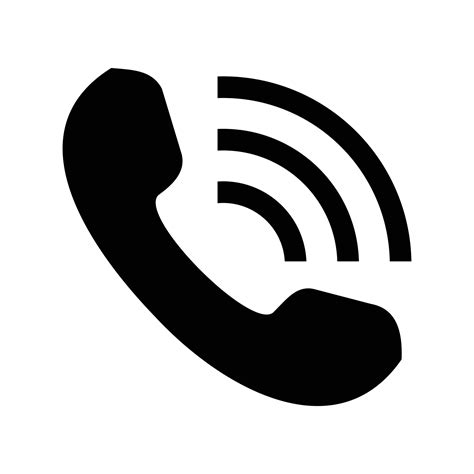 Telephone icon in flat style isolated on white background. Call icon in ...