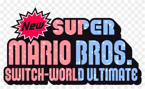 Super Mario World Logo Png - New Super Mario Bros, Transparent Png ...