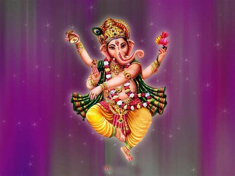 Ganesha Dancing Ganesha God â HD Wallpapers Desktop Wallpapers 3D Natural … | Happy ganesh ...