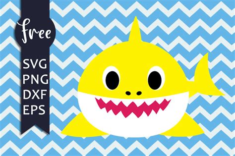 Free Download Baby Shark Cricut Template SVG Design SVG, PNG, EPS, DXF File