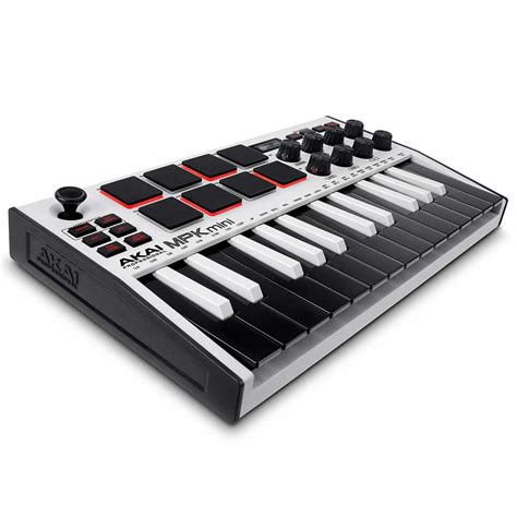 Akai MPK Mini MK3 White MIDI Keyboard & MPC Pad Controller 25 Key