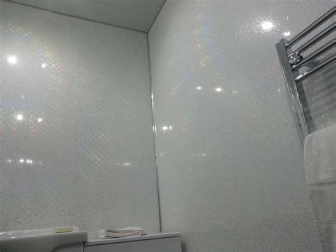 Buy 10 White Sparkle Diamond Effect PVC Bathroom Cladding Shower Wall Panels Online at desertcartUAE