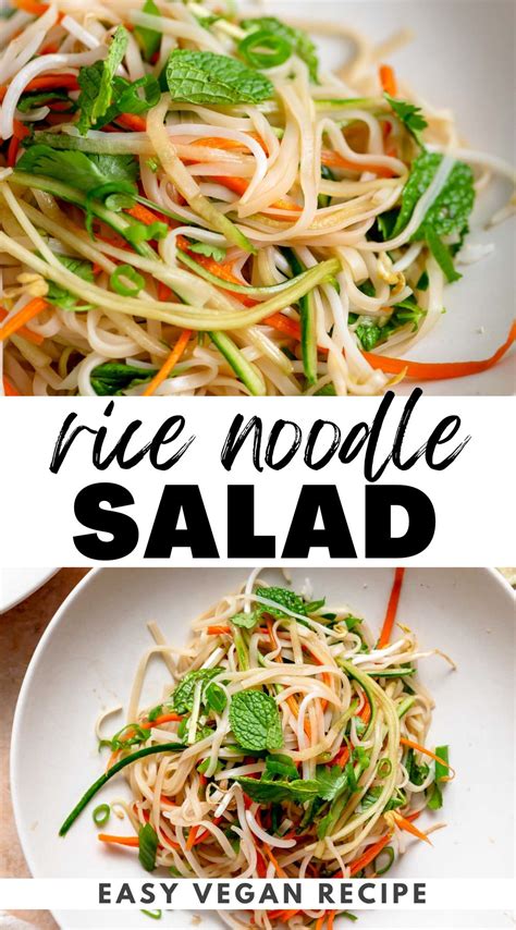 Vietnamese Rice Noodle Salad - Running on Real Food