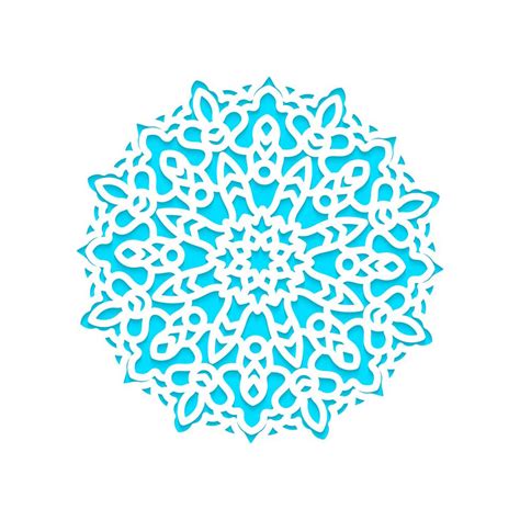 Template snowflakes laser cut and engraved. 342298 Vector Art at Vecteezy